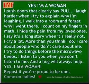 I am woman